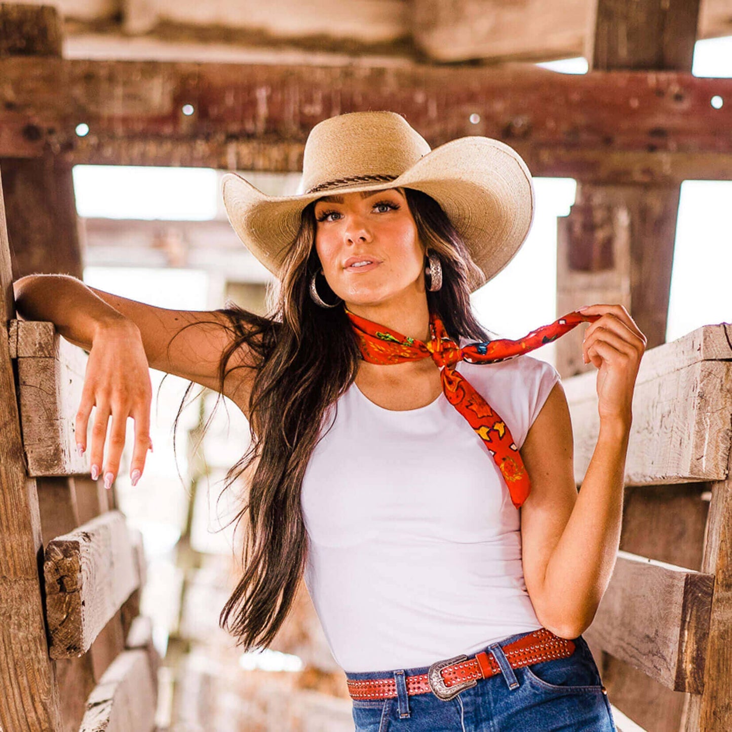 Straw Palm Cowboy Hat - Style Roper