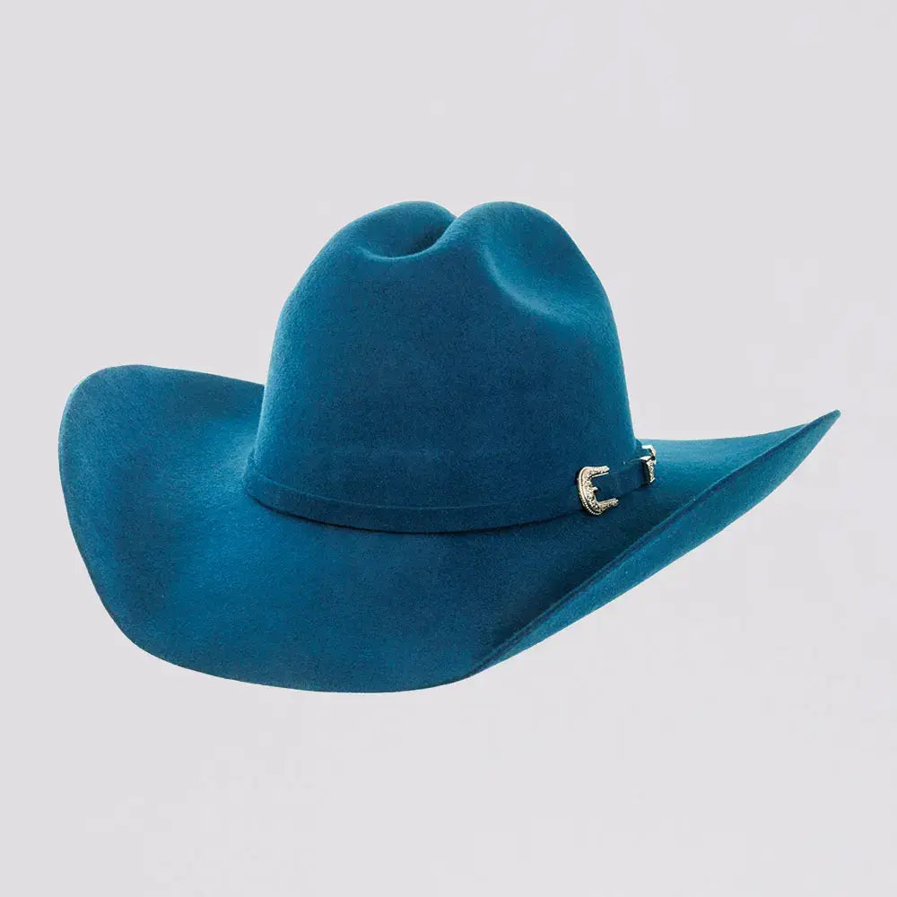 Wool Felt Western Cowboy Hat - Style Cattleman