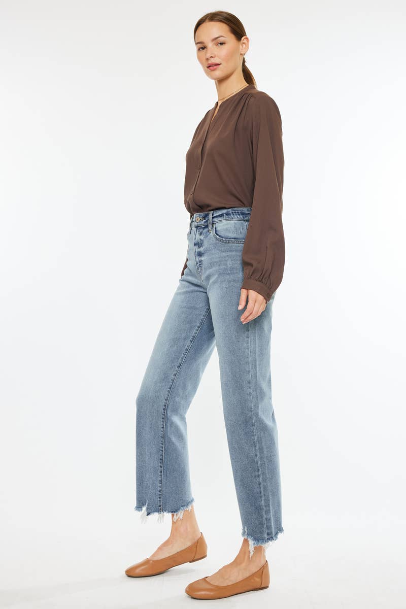 KanCan High Rise Slim Wide Leg