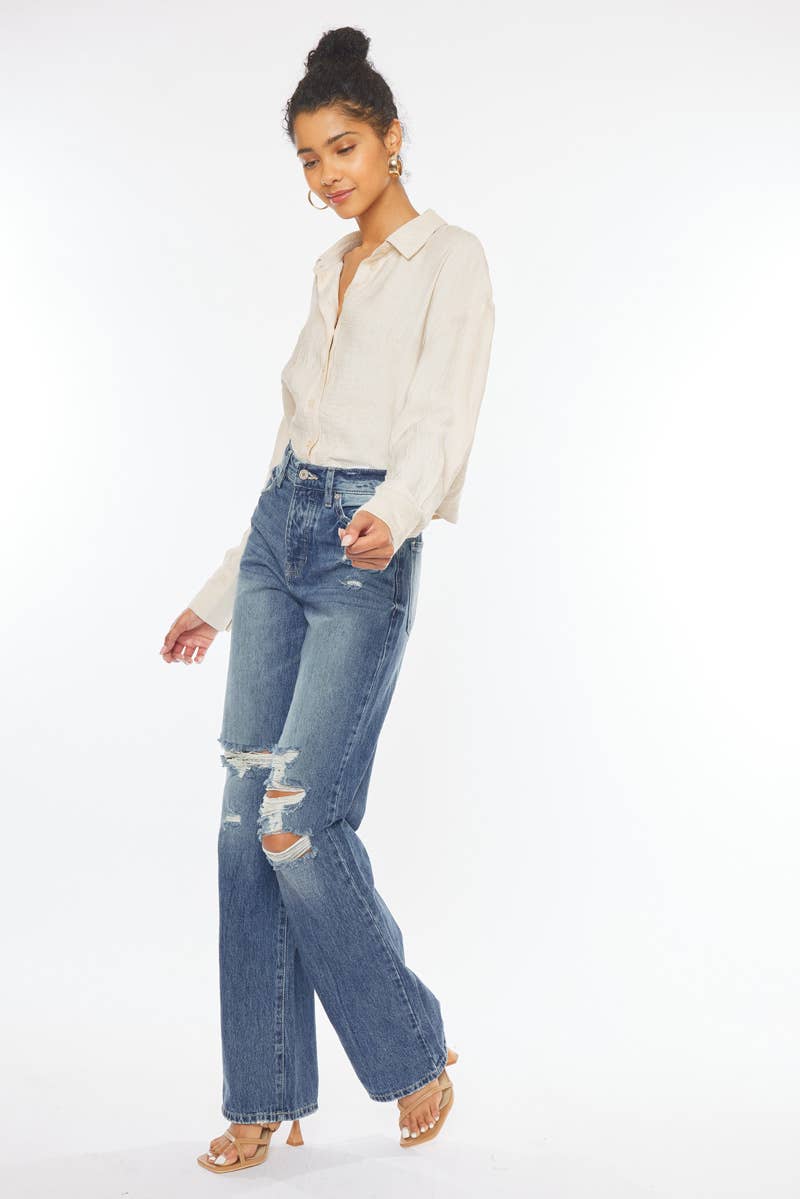 KanCan Ultra High Rise Wide Leg