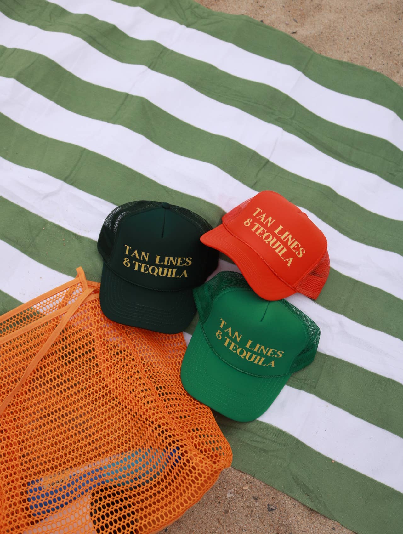 Tan Lines & Tequila trucker hat