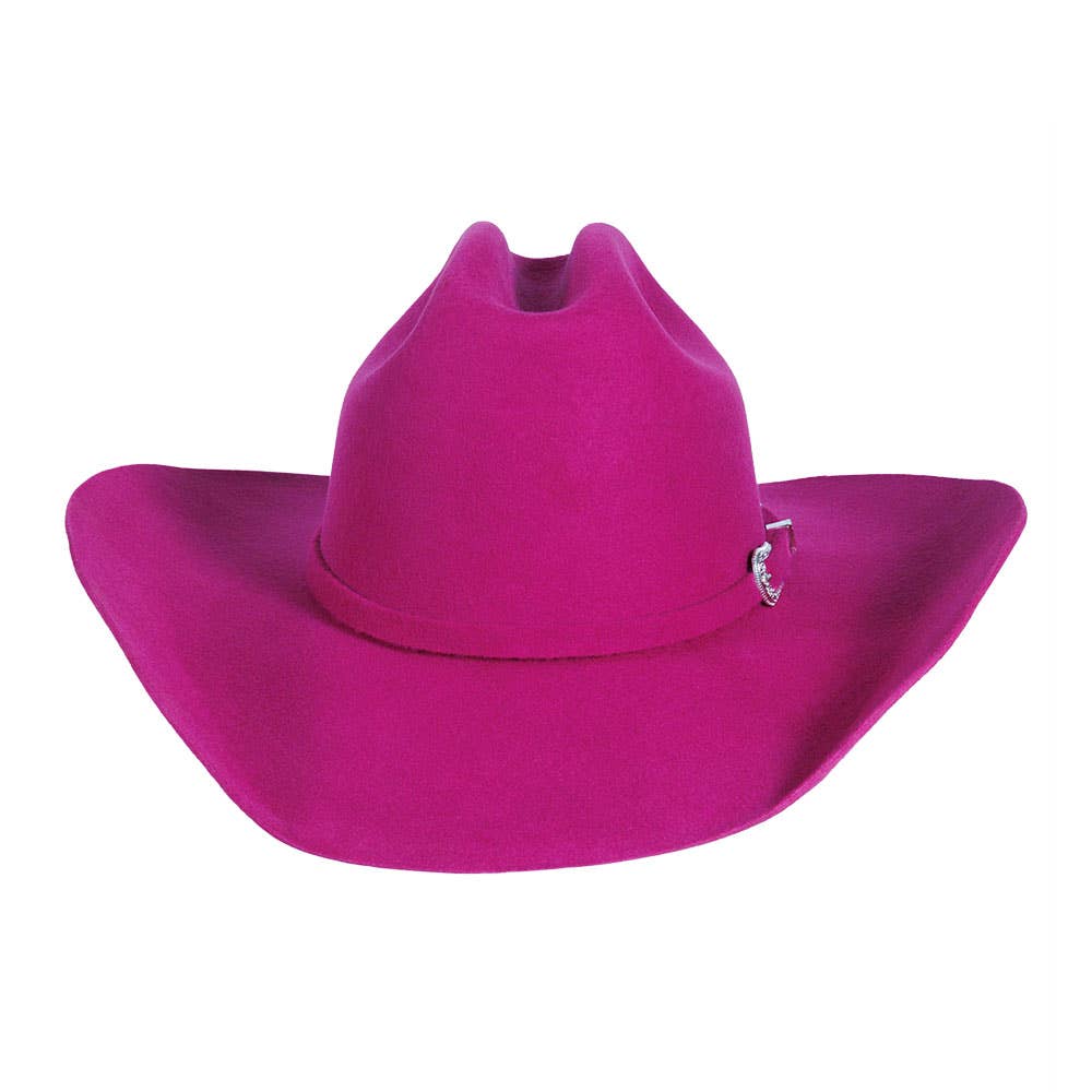 Wool Felt Western Cowboy Hat - Style Cattleman