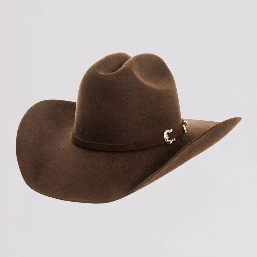 Wool Felt Western Cowboy Hat - Style Cattleman