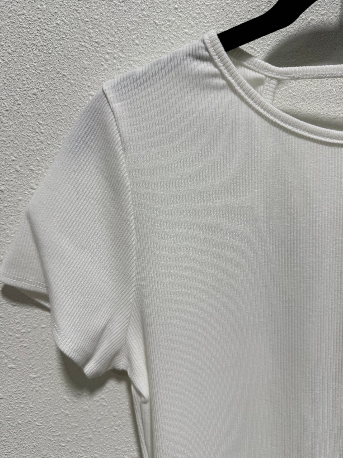 W&M scoop-neck ribbed bodysuit