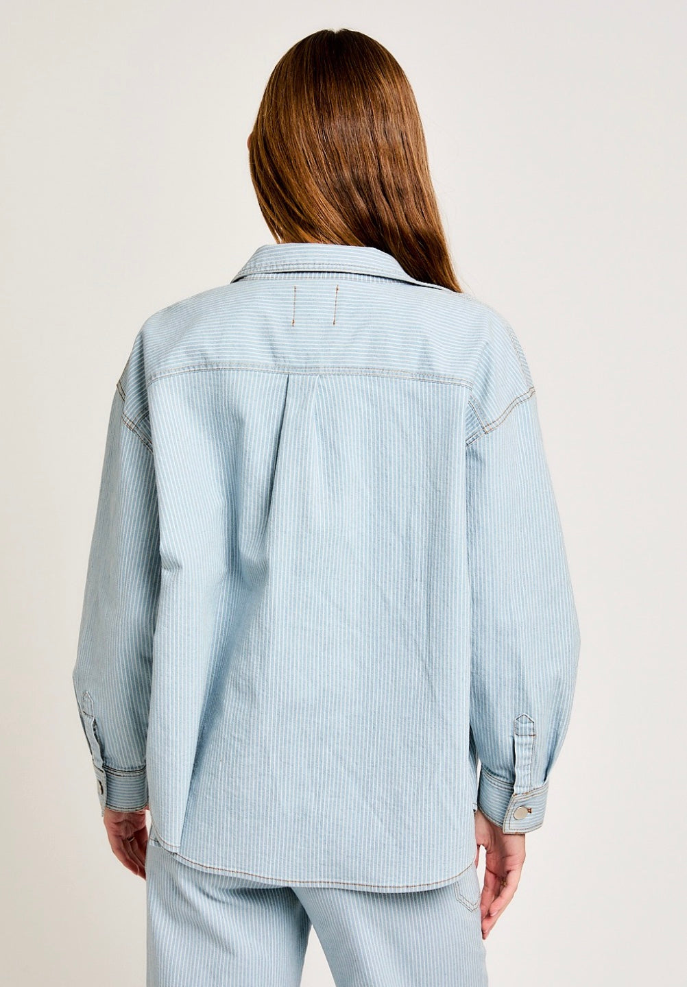 Le Lis Oversized Denim Shacket