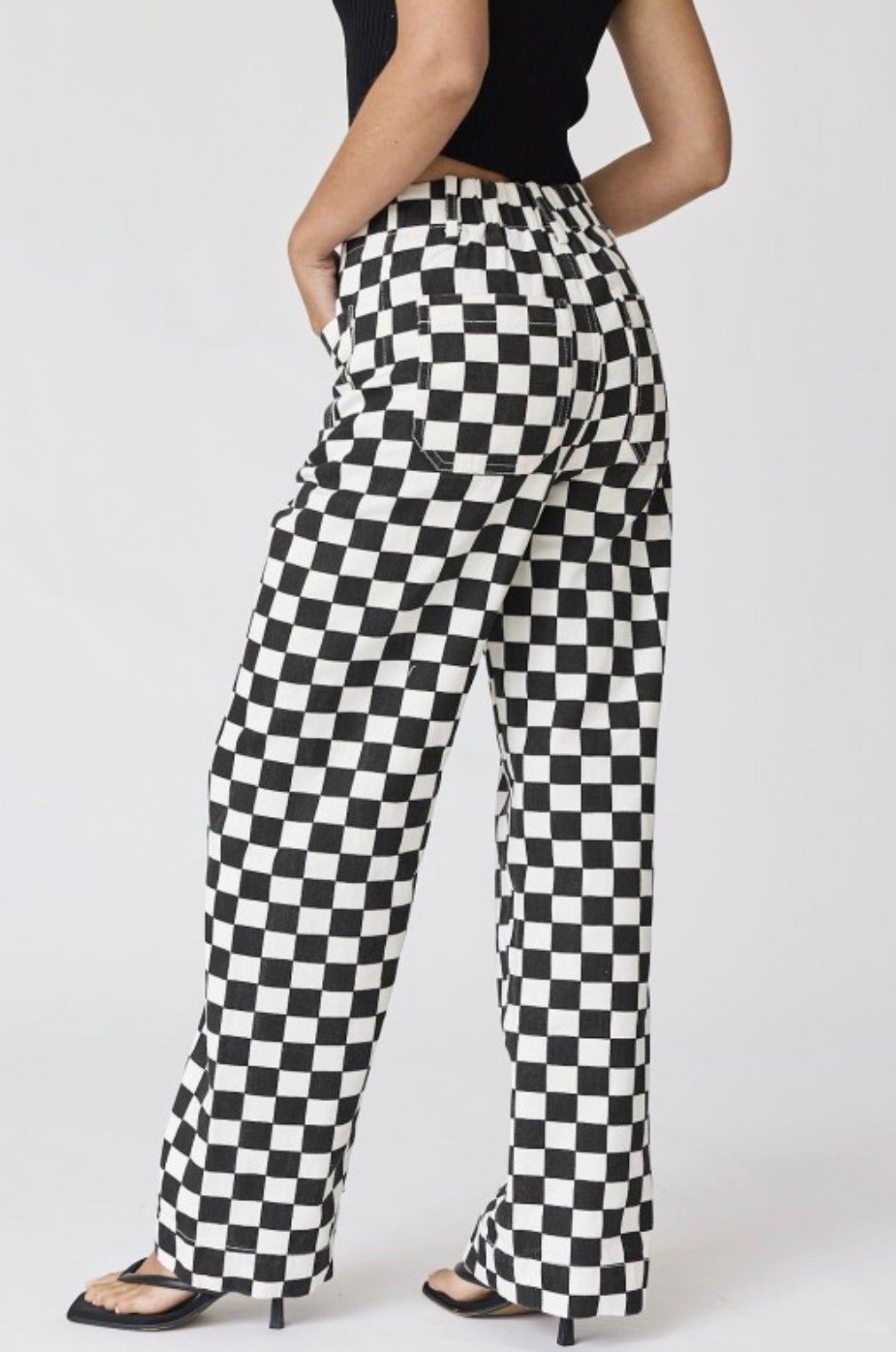 Demi Checkered Bottoms