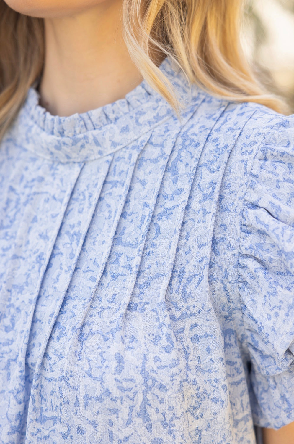Ruffle Sleeve Dress