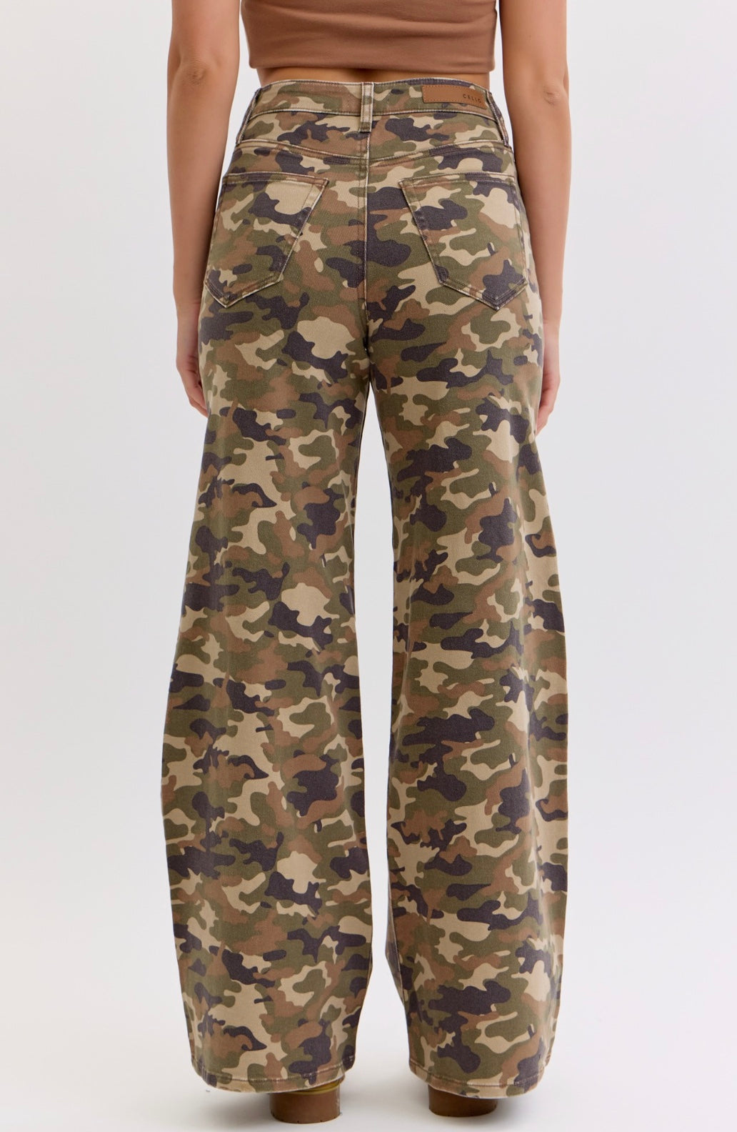 Camo Wide Leg Pants