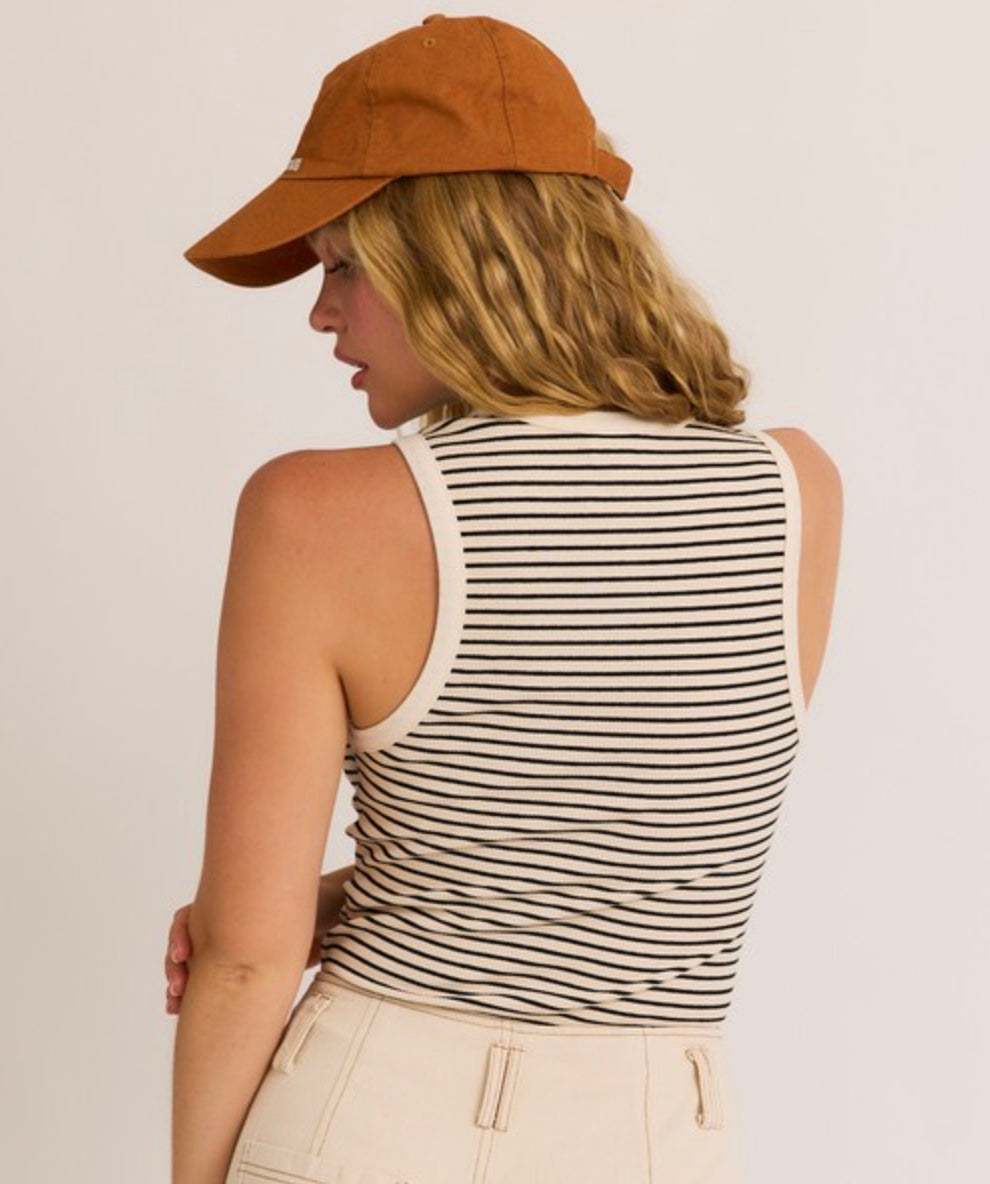 Striped Bodysuit