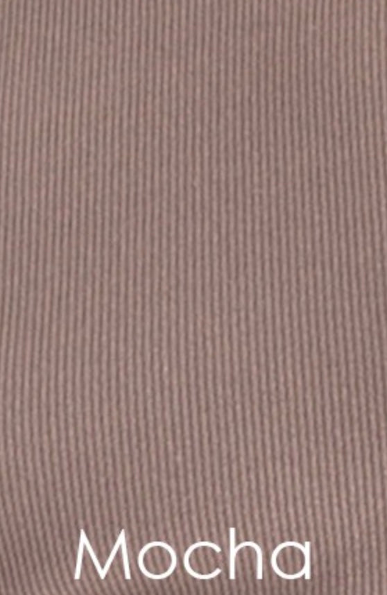 W&M scoop-neck ribbed bodysuit