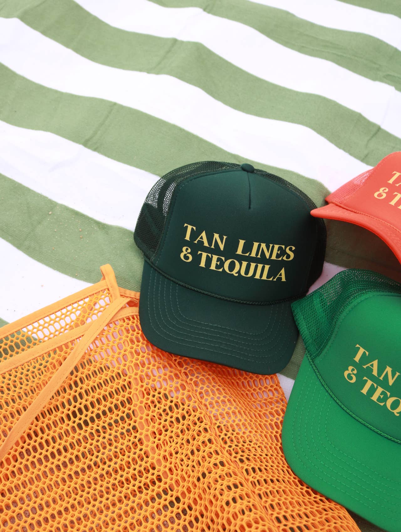 Tan Lines & Tequila trucker hat