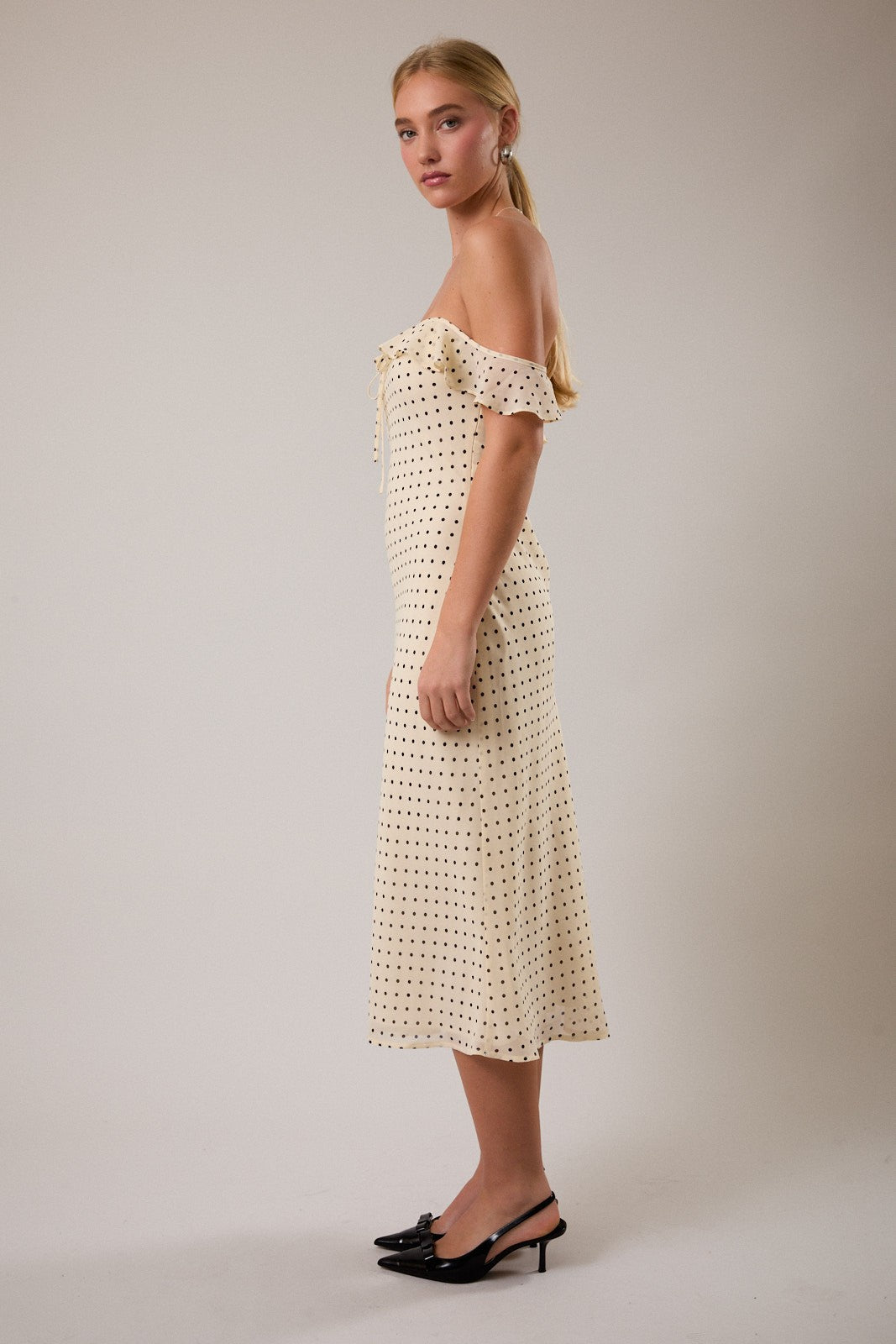 Polka Dot Midi Dress