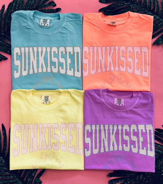 Neon Sunkissed Bow Tee