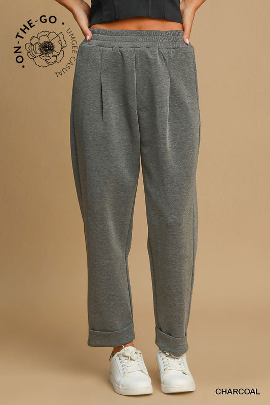Slim Fit Knit Pants