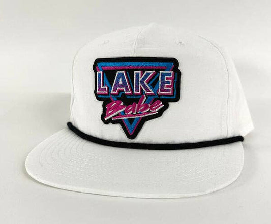 Lake Babe Vintage 1970's rope Hat: White