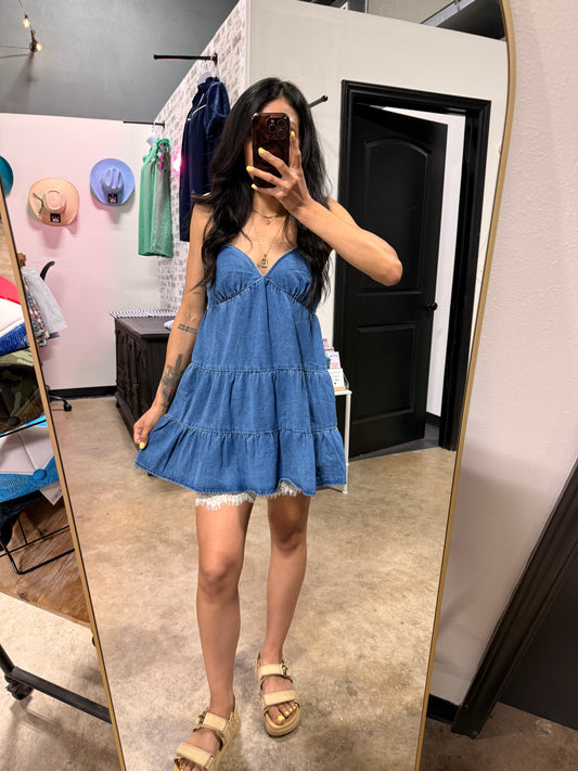 Bluebell Breeze Mini Dress