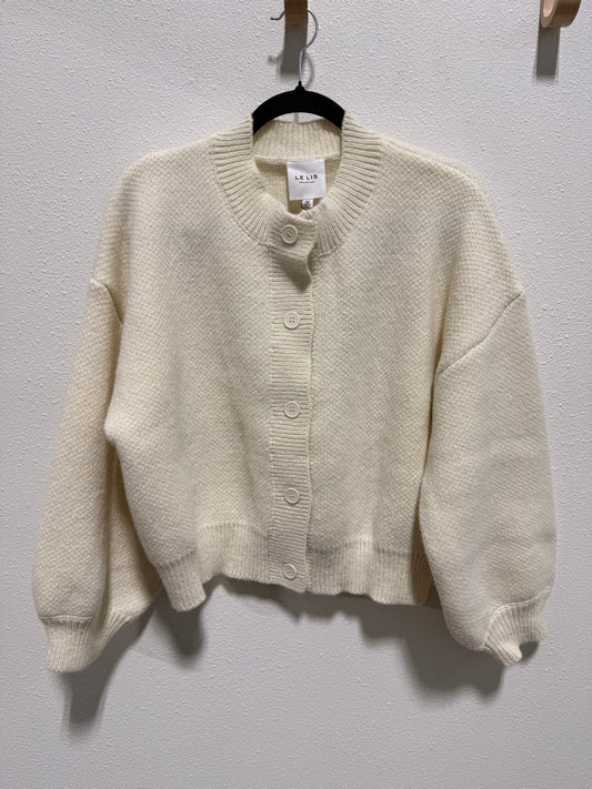 Puff Sleeve Knit Cardigan