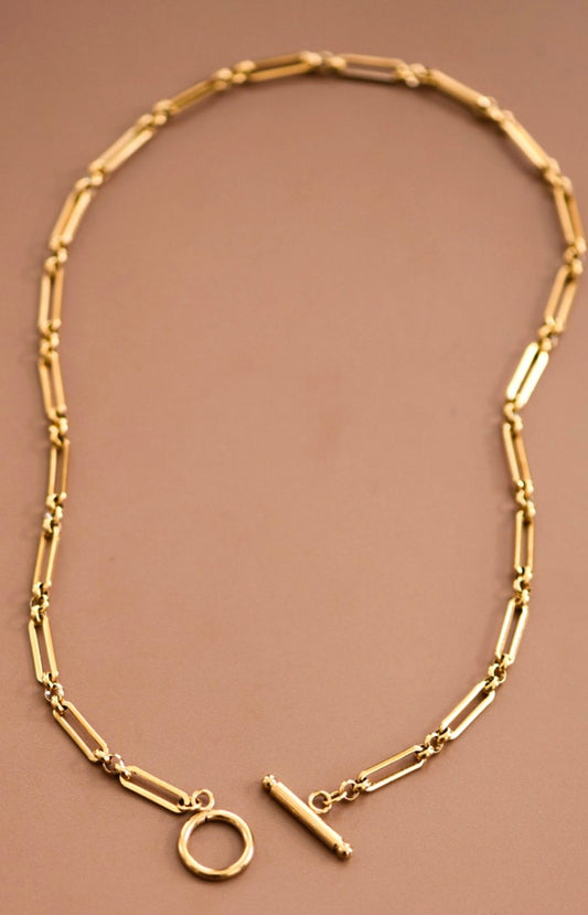 FRONT TOGGLE LINK NECKLACE