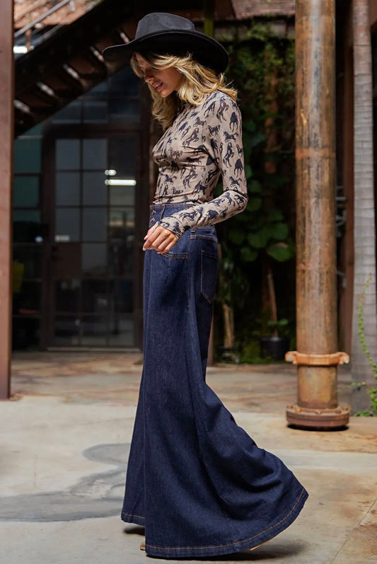 Western Mesh Long Sleeve