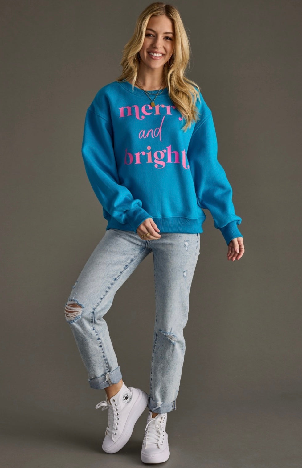 Blue/Pink Merry & Bright