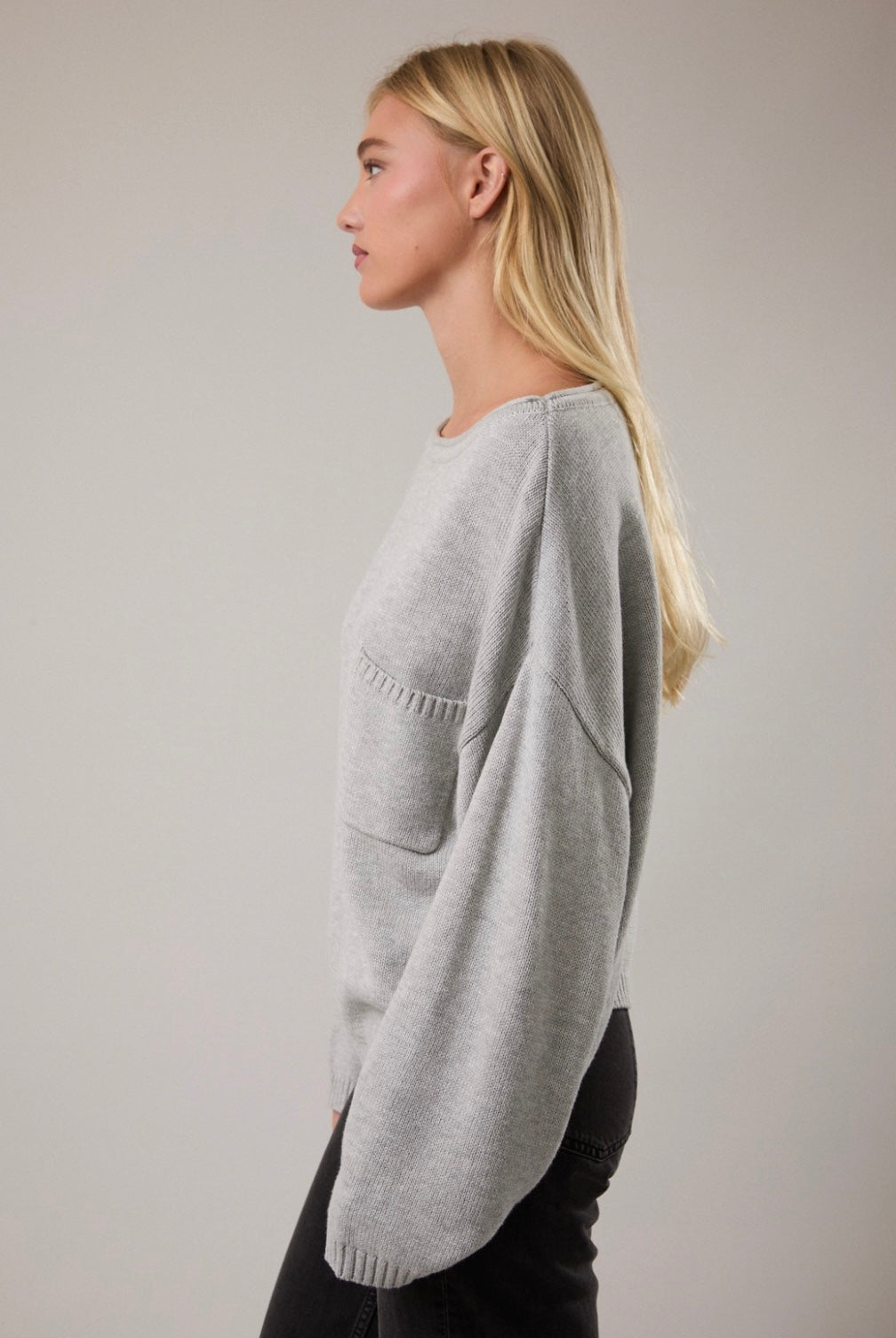 Oversized Wide Neck Sweater