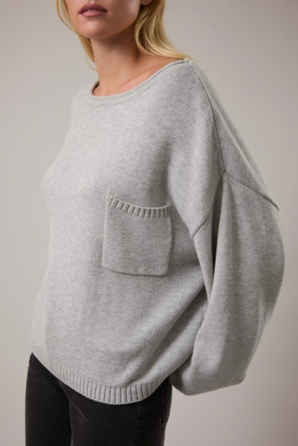 Oversized Wide Neck Sweater