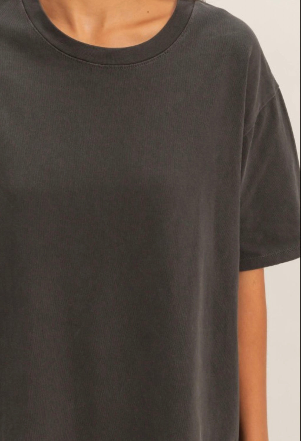 details of pigment dyed shirt