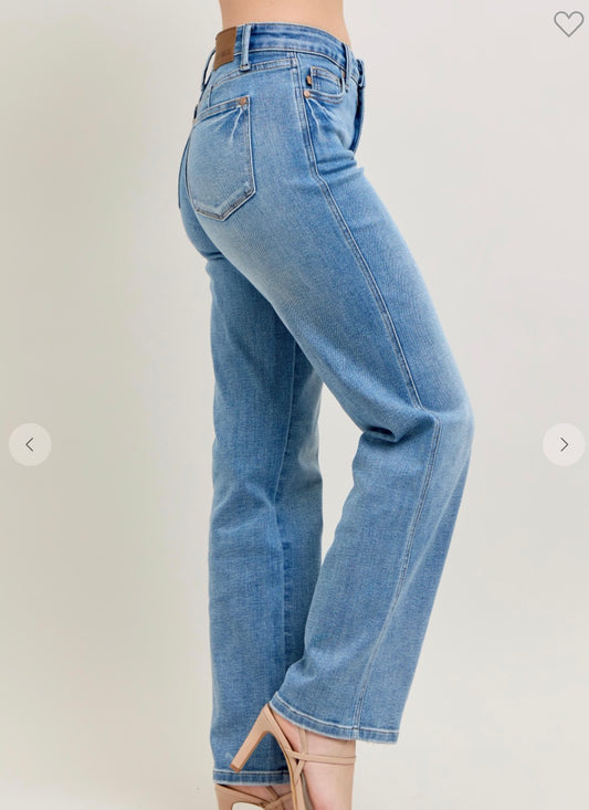 judy blue jeans vintage wash straight