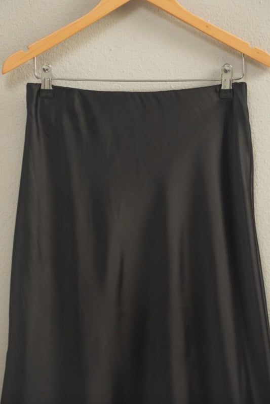Satin Maxi Skirt