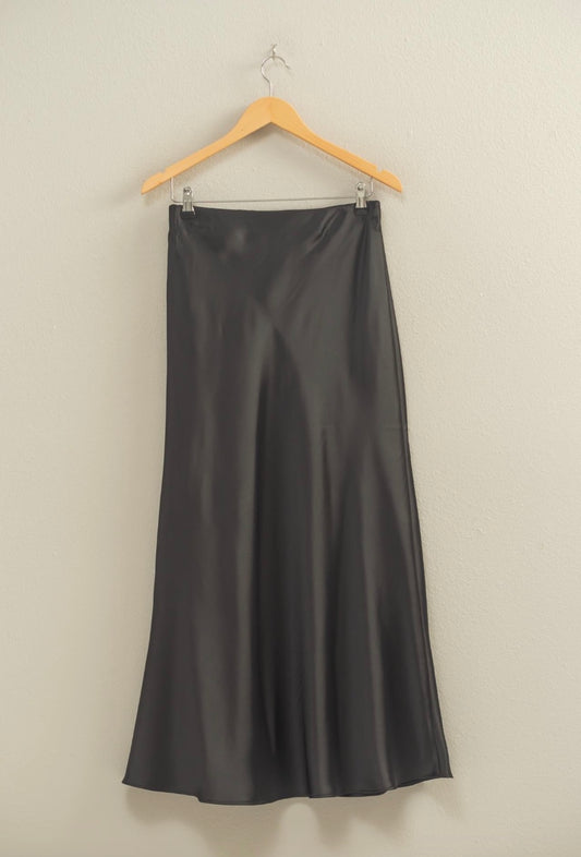 Satin Maxi Skirt