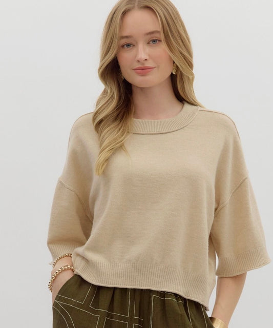 Sand Knit Sweater