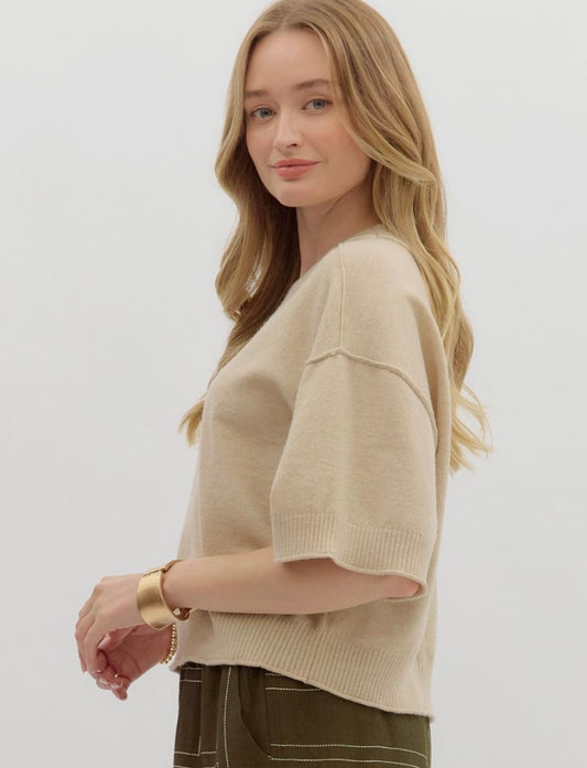 Sand Knit Sweater