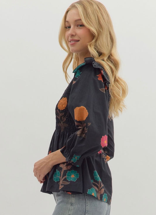 Entro Floral Top