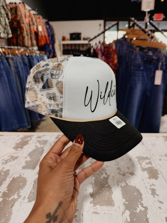 printed mesh Wildcat trucker