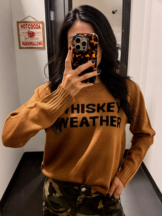 Whiskey Weather Sweater