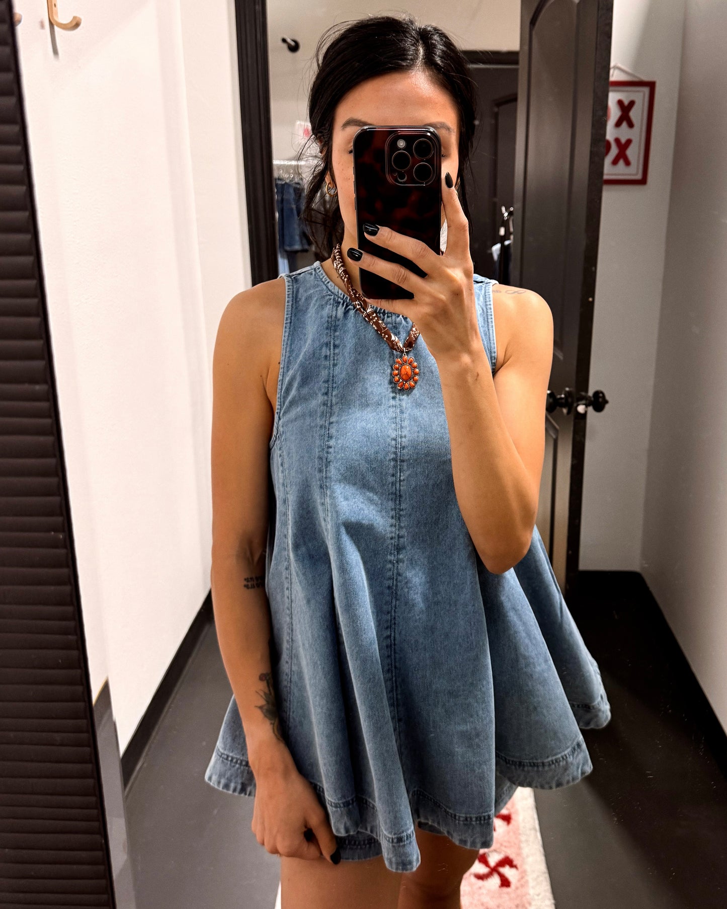 denim swing tank