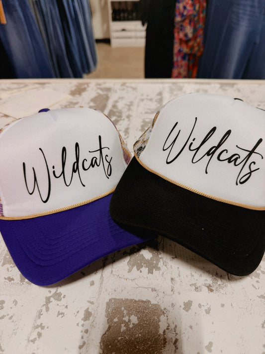 printed mesh Wildcat trucker