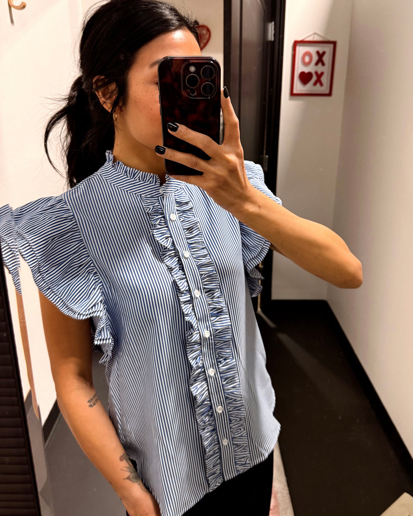 full length of blouse