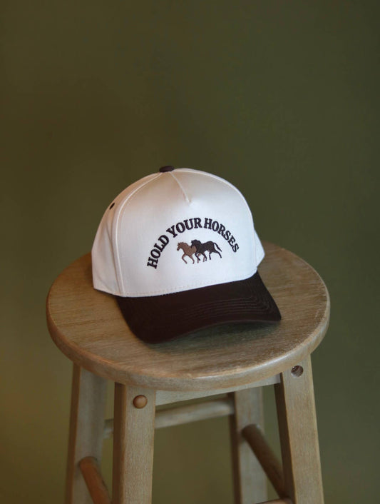 Hold Your Horses hat trucker hat western hat