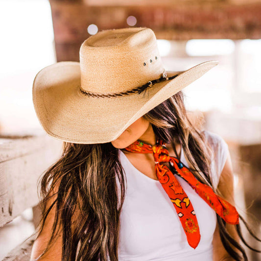 Straw Palm Cowboy Hat - Style Roper