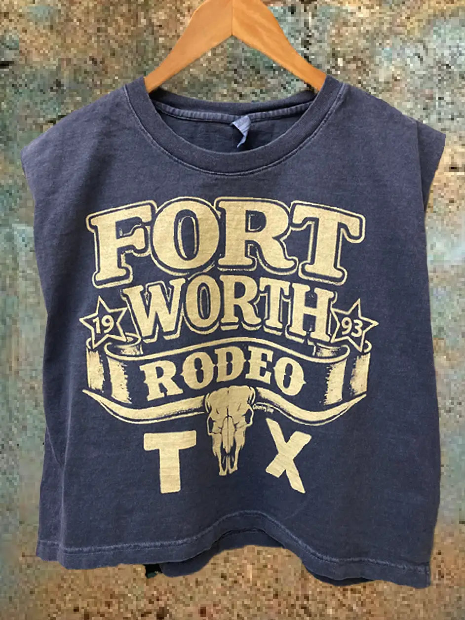 Fort Worth Rodeo Muscle Tee