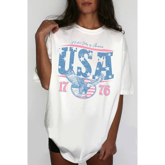 AMERICA 1776 OVERSIZED GRAPHIC TEE